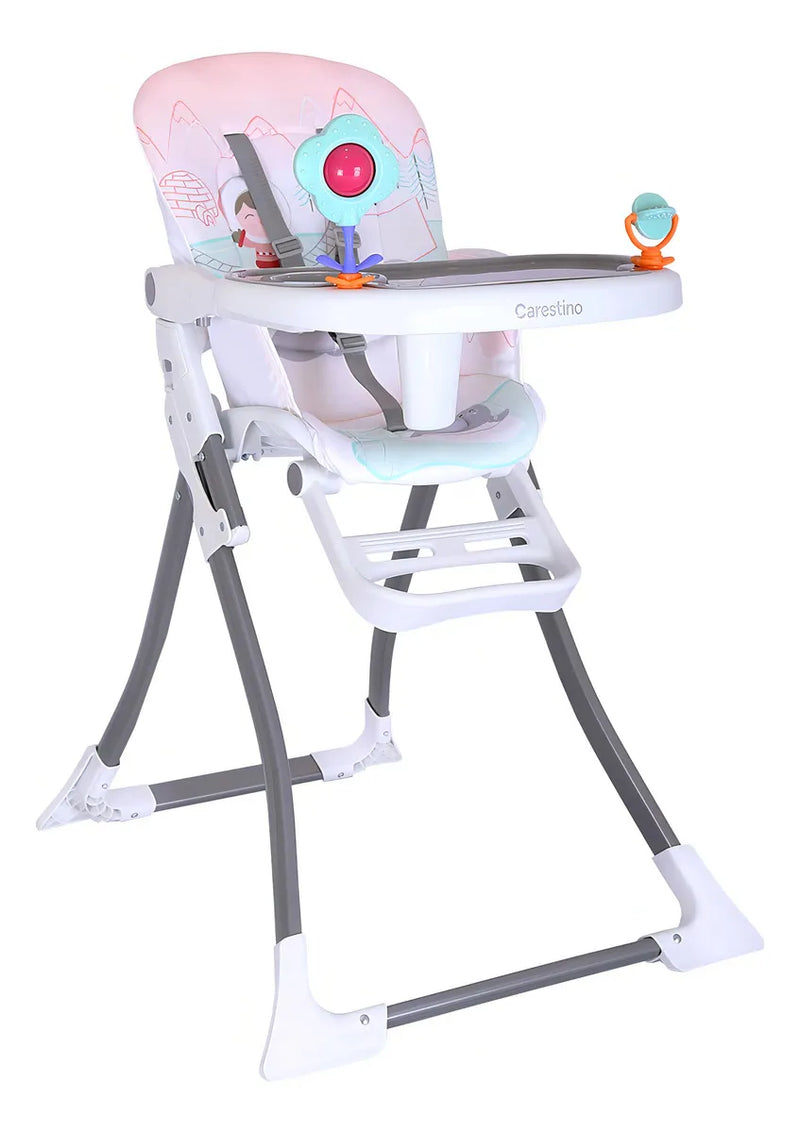 Carestino Silla de Comer Alta Río Rosa