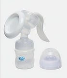 Extractor De Leche Manual + Pezoneras Par Con Cajita