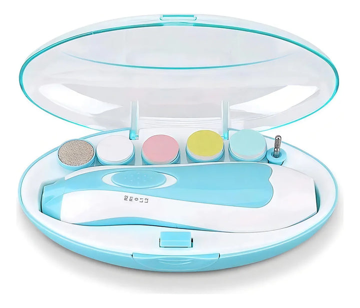Set De Cuidado Para Bebés Showell New Azul Con 1 Pieza, Corta Uñas Tipo Lima