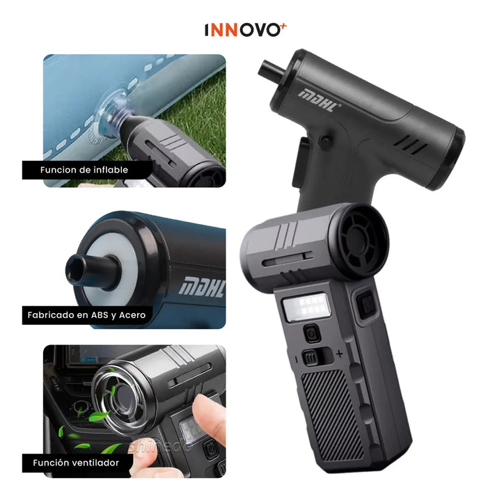 Destornillador Eléctrico Con Soplador Aspiradora Todo En Uno Multifunción