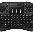 Mini Teclado Inalámbrico Airmouse Android Smart Tv Iluminado Mouse Color Teclado Black