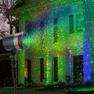Proyector De Navidad Para Exteriores Con Luces Láser Led Variado