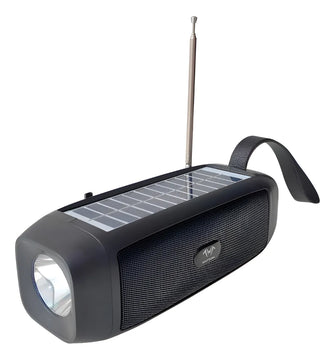 Parlante Altavoz Inalámbrico Wattana Con Linterna Usb Negro
