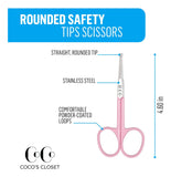 Tijeras Para Bebe Con Puntas Redondeadas Cortaunas De Segu