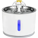 Bebedero Eléctrico Perro Gato Fuente Agua Mascota 2.4 L Color Blanco