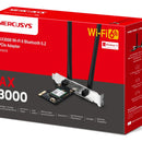 Tarjeta Red Pcie Ax3000 Wifi 6 Bluetooth 5.2 Mercusys Ma80xe