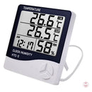 Termohigrometro Digital Higrometro,termometro,reloj Alarma