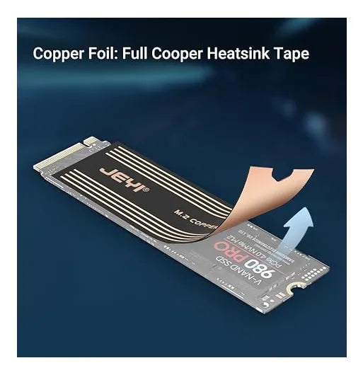 Disipador Grafeno Cobre Memoria Ram M.2 Ssd Sticker Gamer
