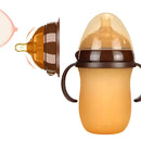 Tetero Biberon Silicona Simulador Pecho Bebes 150ml Caqui 150 Ml