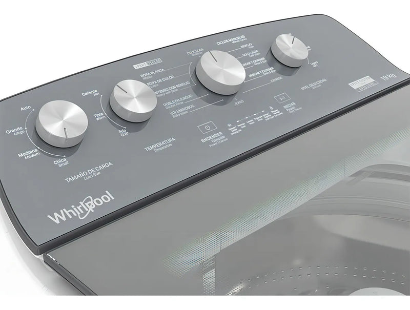 Lavadora automática Whirlpool hasta 19kg color blanco