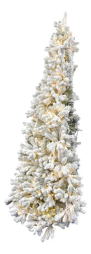 Fraser Hill Farm Arbol De Navidad Artificial Flocado De 7.5