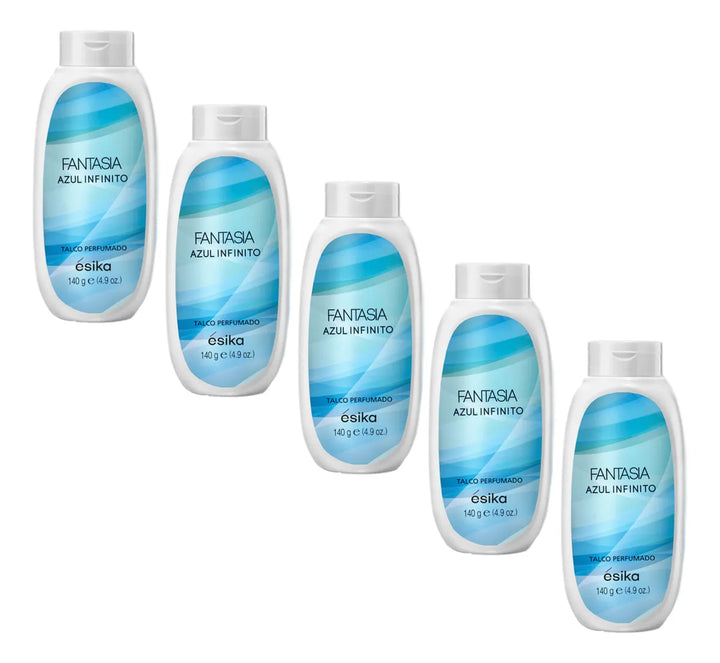 5 Talco Perfumado Fantasía