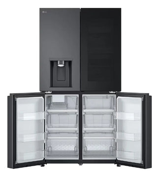 Nevecón Lg Side By Side Instaview Thinq 638 Lt Plata Negro