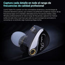 Auriculares in-ear gamer KZ Castor PRO bass version negro