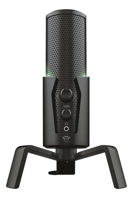 Microfono Trust Fyru 4in1 Streaming Mic Gxt258 Color Negro