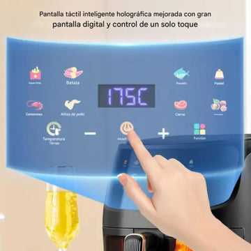 Freidora Olla Aire Caliente Sin Aceite Air Fryer 8 Litros Colores