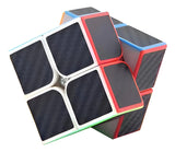 Cubo Rubik 2x2 Qiyi Fibra De Carbono Speed Cube + Base Regalo