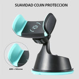 Soporte De Celular Para Carro Holder Antideslizante Ventosa Negro