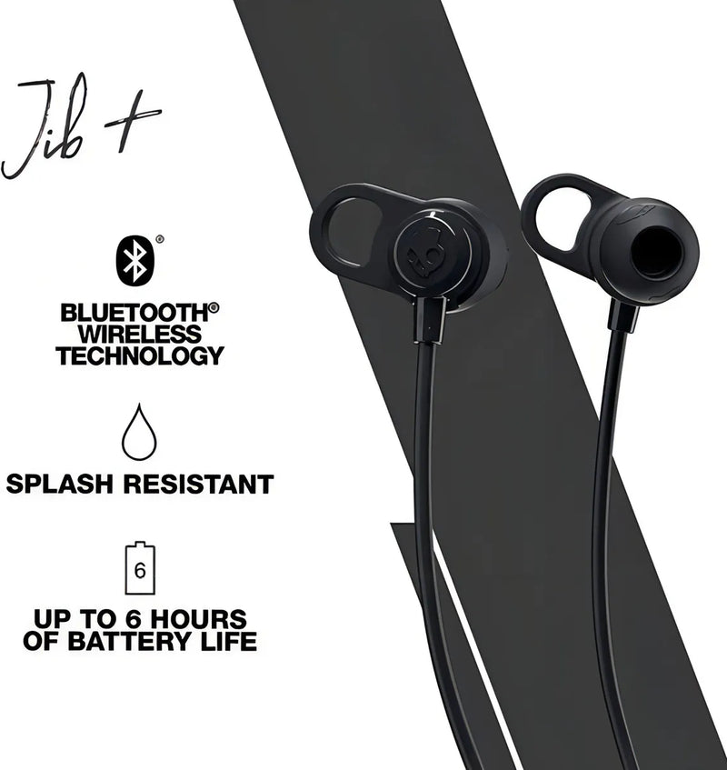 Skullcandy Jib + Wireless | Audífonos Inalámbricos Bluetooth Color Negro
