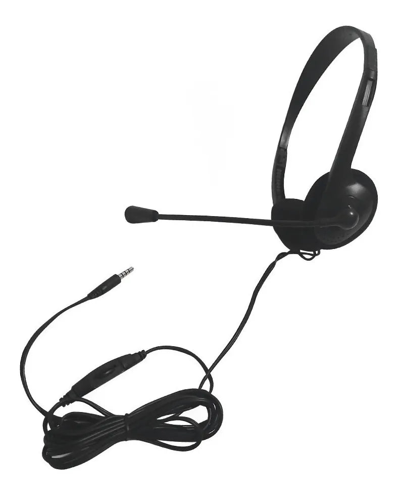 Diadema Para Pc Y Celular Con Micrófono Ahp-23-701 Negro