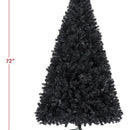 Yaheetech - Arbol De Pino Artificial De Halloween Negro De 6