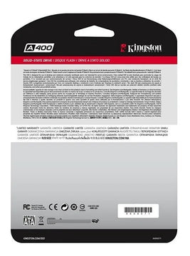 Disco Duro Solido Ssd Kingston A400 240gb Sata 6gb/s 3año Gt Negro