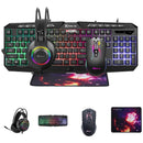 Xtr Ike Cmx-410 4 In 1 Gaming Combo Color del teclado Negro