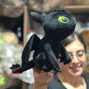 Furia Nocturna Chimuelo + Furia Luminosa Blanco Peluche Pareja Negro Y Blanco
