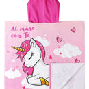 Novforth -toalla De Unicornio Con Capucha Para Piscina, Bano