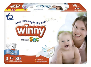 Pañal Winny Ultratrim Sec Etapa 3 30 Unidades Oferta Grande (g) Sin Género