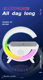 Bocina Bluetooth Altavoz Cargador Inalámbrico Led Rgb