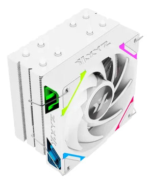 Cooler Cpu Xyz Thermax 4 White Vortex Argb Fan Pwm Control