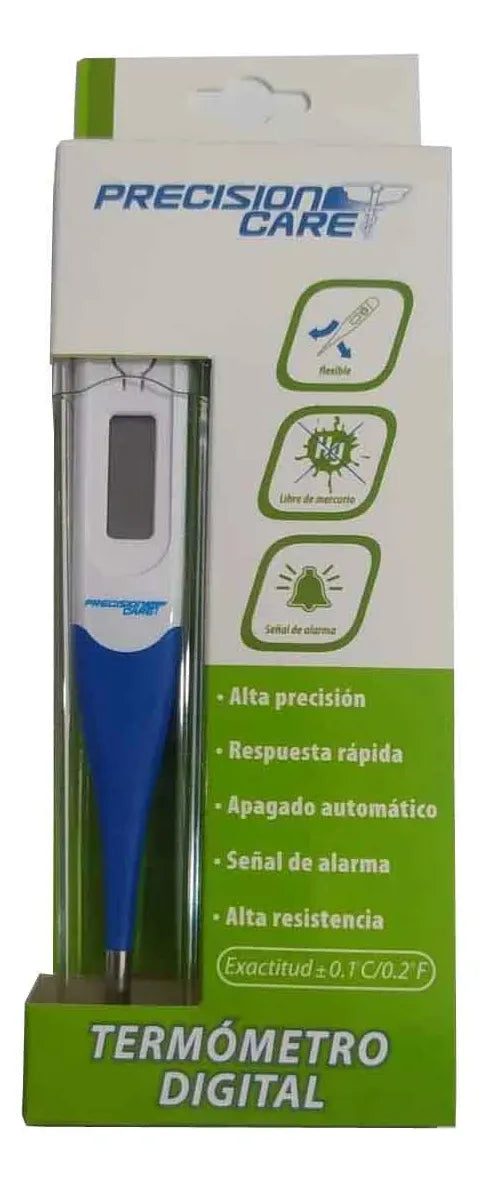Termometro Digital Adulto Punta Flexible Precision Care