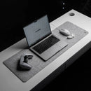 Desk Pad, Pad Mouse, Alfombrilla Carpio, Medium (30x90 Cm) Color Gris claro