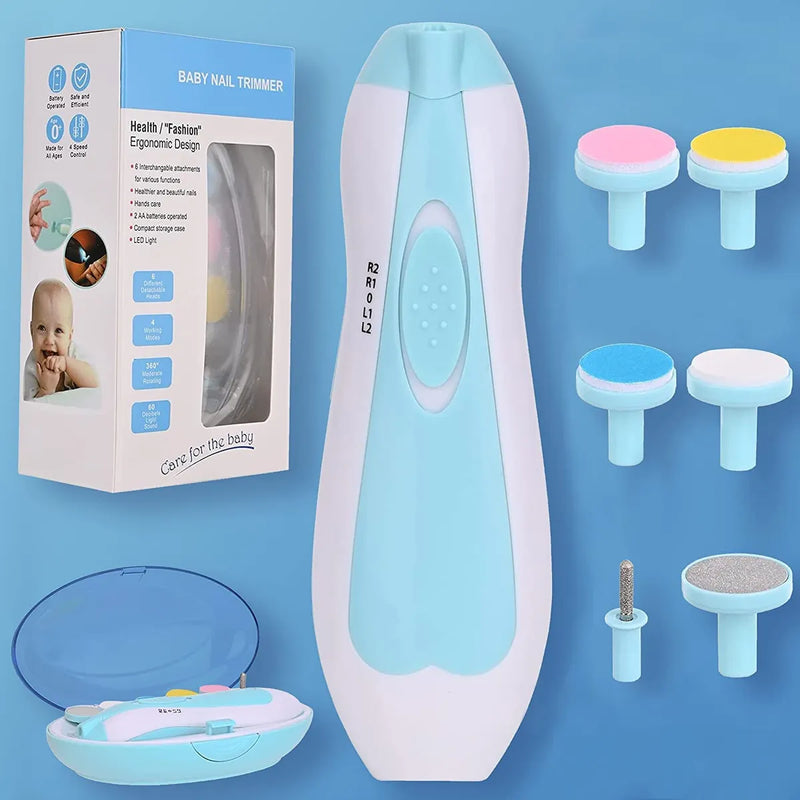Cortaunas Para Bebe, Kit De Lima De Unas Electrico Seguro Pa