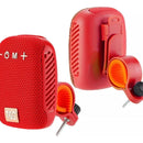 Parlante Para Bicicleta Portátil Tg-392 Rojo