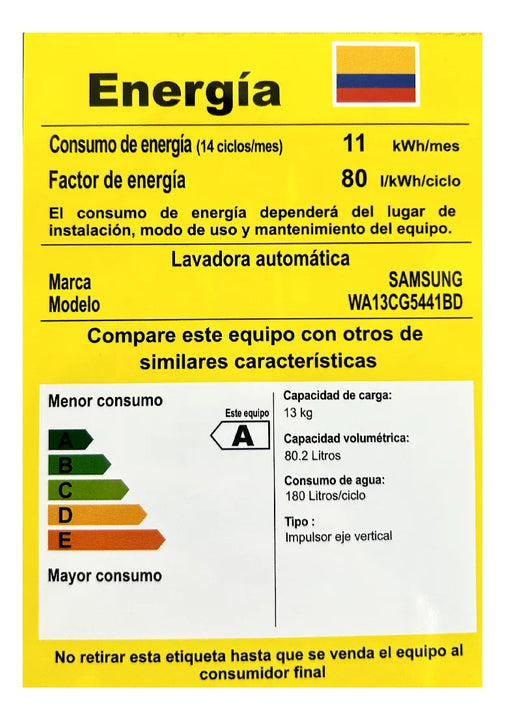 Lavadora Samsung Gris-negro Carga Superior Eco 13kg / 29lbs