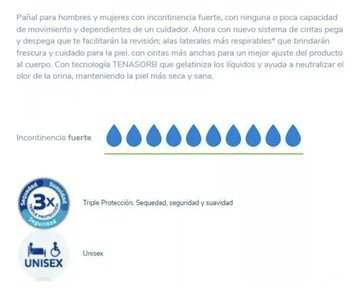 Tena Clásico Talla M X 30 U Mediano