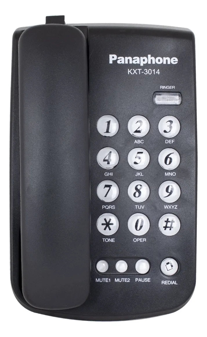 Teléfono Panaphone kxt-3014 fijo - color negro