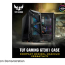 Gabinete para computadora de escritorio Asus TUF Gaming GT301 negro