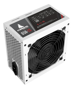 Fuente De Poder Gamer Iceberg 650-ls White 650w Real Blanco