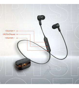Audifono Bluetooth Deportivo Control Volumen Con Estuche Kin Hifi Sound Hifi Sport
