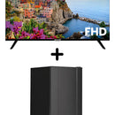 Televisor 43 Pulgadas Smart Google + Minibar Cr 121 Litros