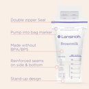 Bolsas Lansinoh Para Leche Materna 50 Unid Bpa Free