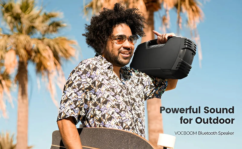 Bafle Bluetooth A Prueba De Agua Sumergible Nivel Ipx7 40w Negro