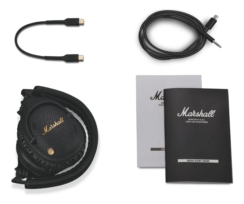 Marshall Monitor ||| Anc Audífonos Inalámbricos Bluetooth Negro