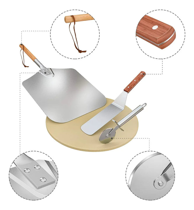 Juego De Piedras Redondas Para Pizza Onlyfire Para Horno Y P