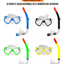 Kit Careta + Snorkel Para Buceo Piscina Playa NSP1900