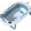 Bañera Tina Para Bebe Plegable Color Azul