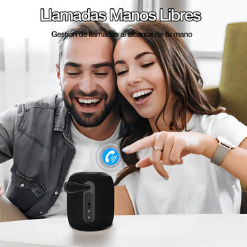 Parlante Bluetooth Portátil 1Hora Inalámbrica Portátil Altavoces Soporte Aux Micro Sd Tf Tarjeta Altavoz para Fiesta Negro